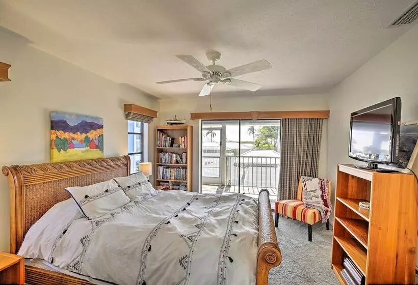 Private Pool & Deck: Canalfront St James City Home