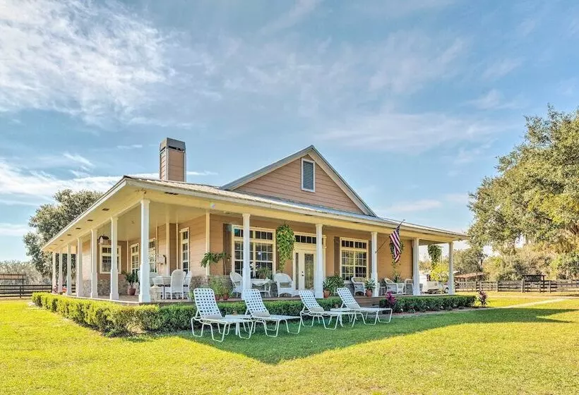 House W/ Wraparound Porch, 1/2 Mi To Lake!