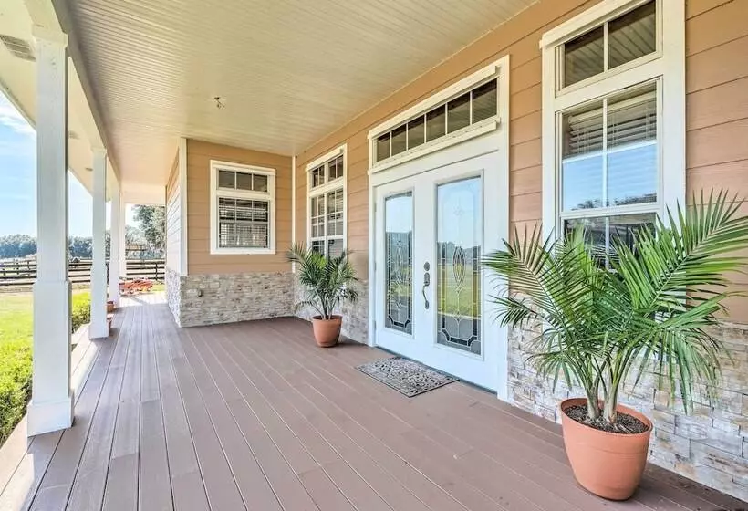 House W/ Wraparound Porch, 1/2 Mi To Lake!