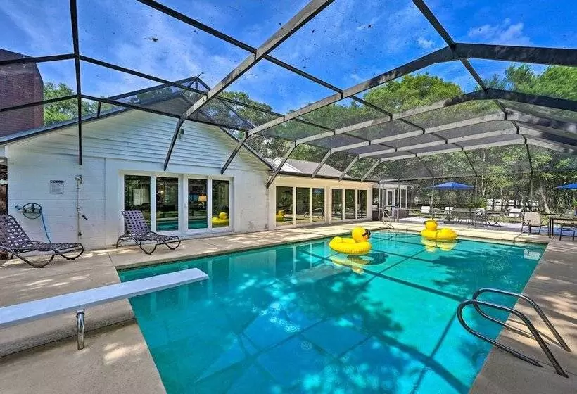 Huge Lutz Family Retreat W/ Game Room & Pool!