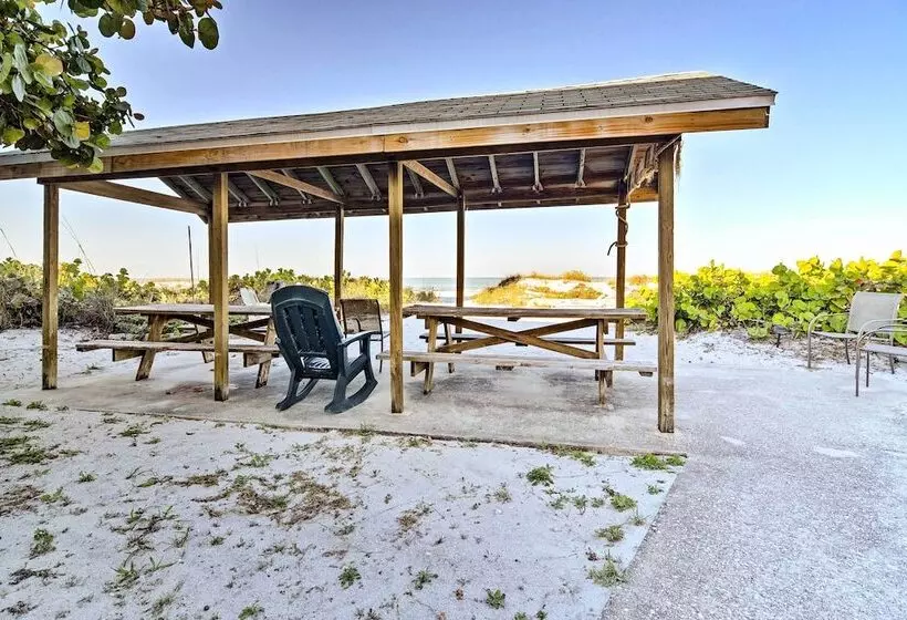 Indian Shores Cottage W/ Cabana   Steps To Beach!