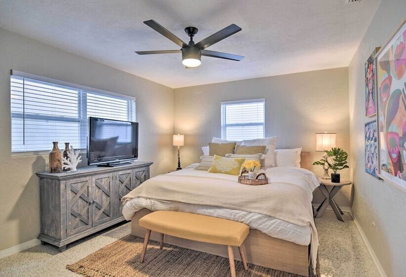 Lush Seminole Surf Inn W/ Backyard Fire Pit!