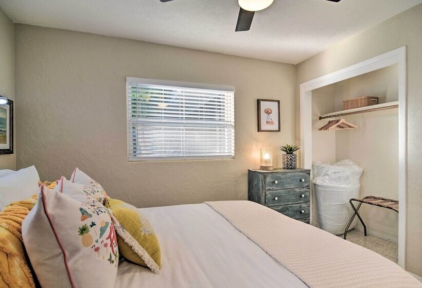 Lush Seminole Surf Inn W/ Backyard Fire Pit!