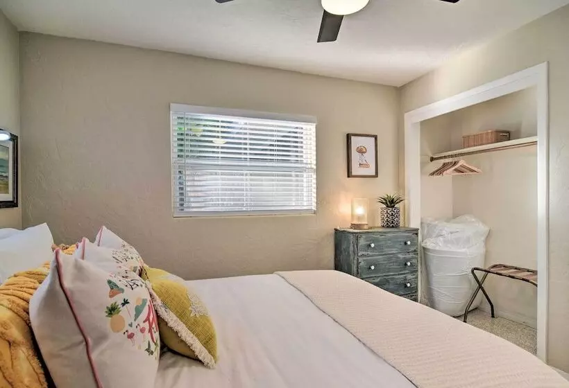 Lush Seminole Surf Inn W/ Backyard Fire Pit!