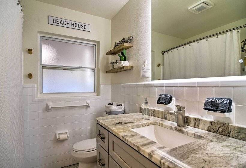 Lush Seminole Surf Inn W/ Backyard Fire Pit!