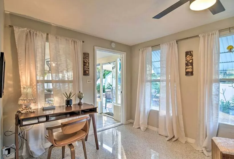 Lush Seminole Surf Inn W/ Backyard Fire Pit!