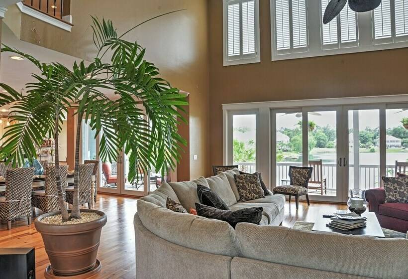 Spacious Lakefront Retreat W/ Fishing Dock & Deck!