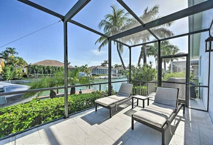 Waterfront Home W/ Pool, Spa & Dock: Walk To Beach