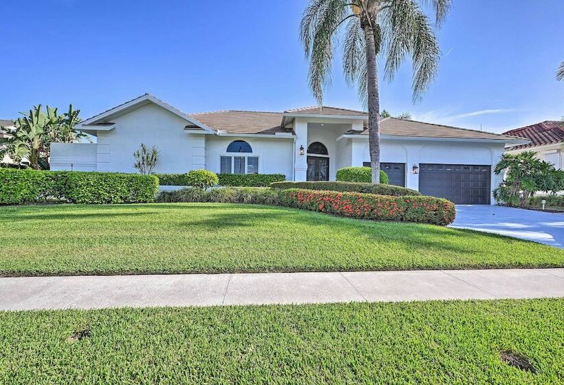 Waterfront Home W/ Pool, Spa & Dock: Walk To Beach