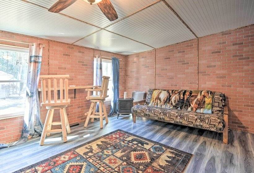 Houghton Lake Area Home W/ Fire Pit & Yard!