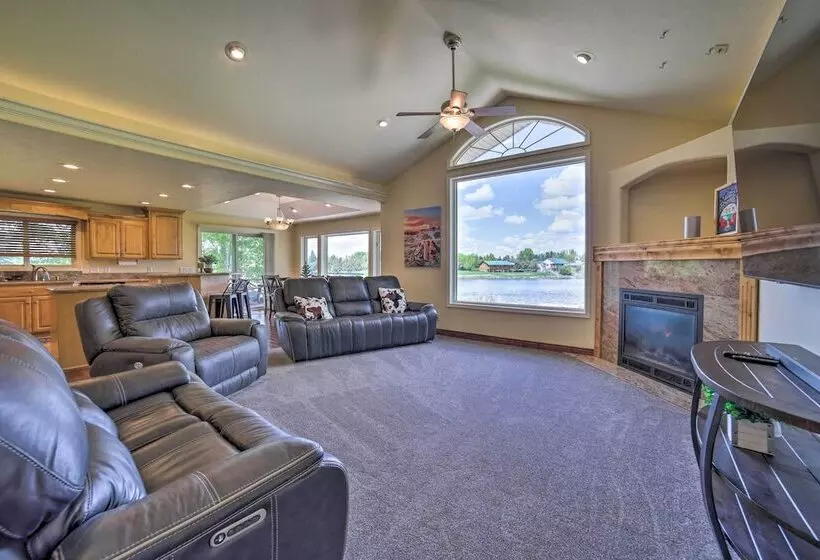 Idyllic Idaho Falls Retreat W/ River Views!