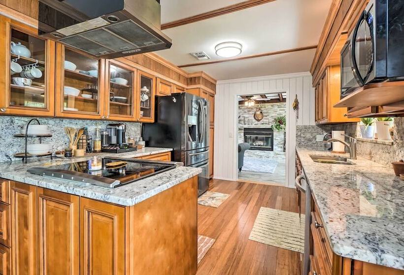 Lush Riverfront Escape W/ Private Boat Dock!