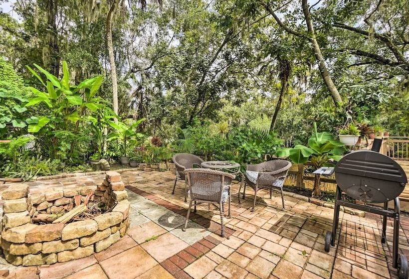 Lush Riverfront Escape W/ Private Boat Dock!