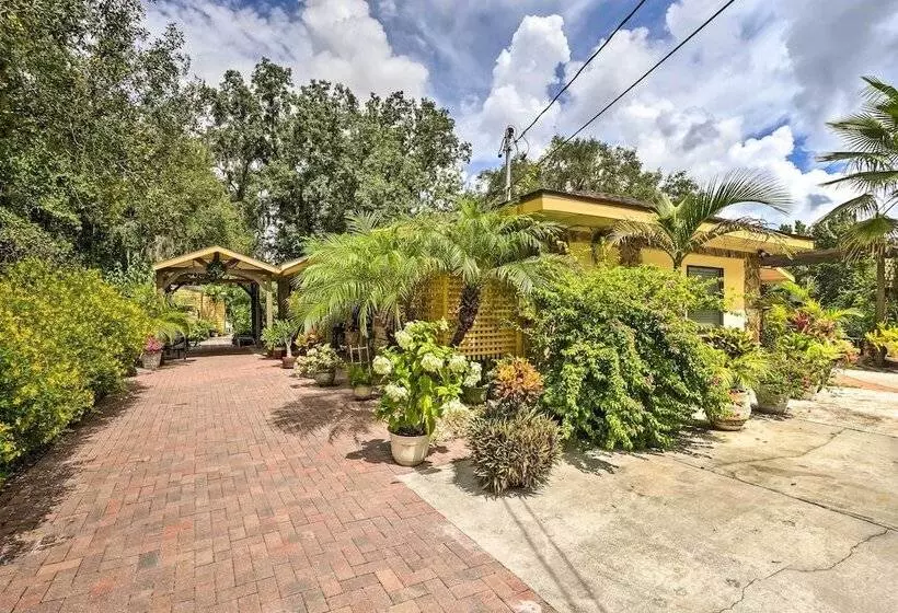 Lush Riverfront Escape W/ Private Boat Dock!