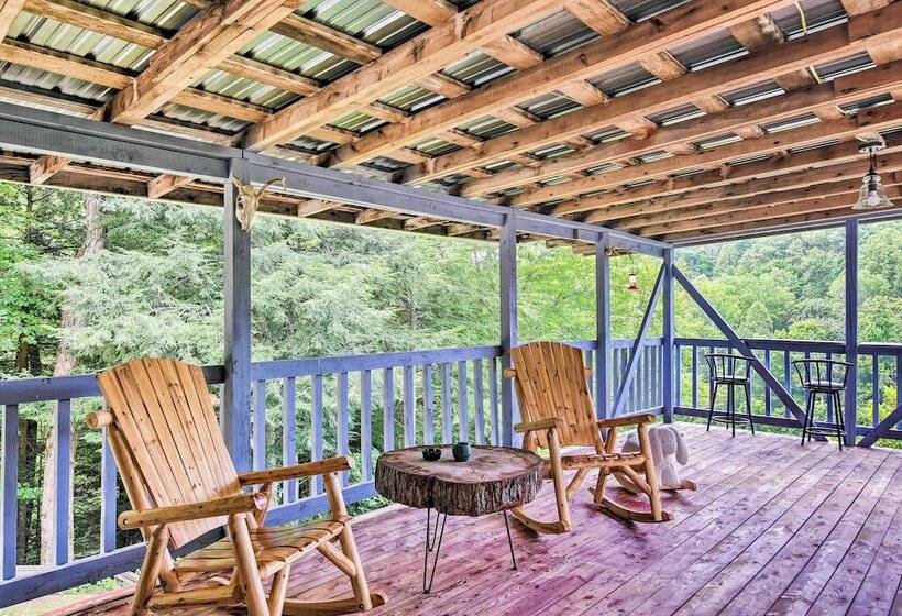 Pet Friendly Castlewood Cabin W/ Deck & Pond Views