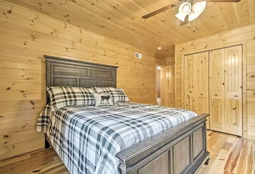 Pet Friendly Lakeview Cabin W/ Hot Tub!
