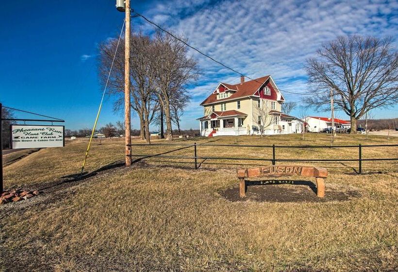 Pheasant Game Farm Missouri Vacation Rental!