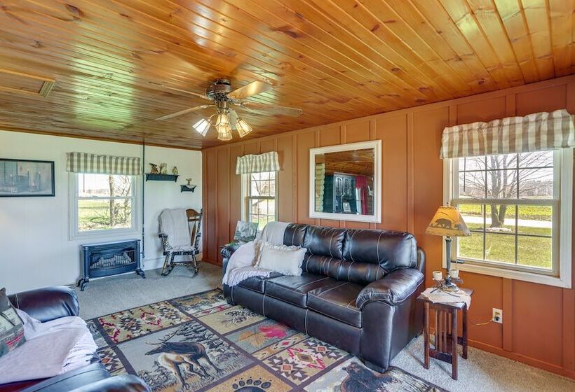 Quiet Shiloh Retreat W/ Spacious Yard & Fireplace!