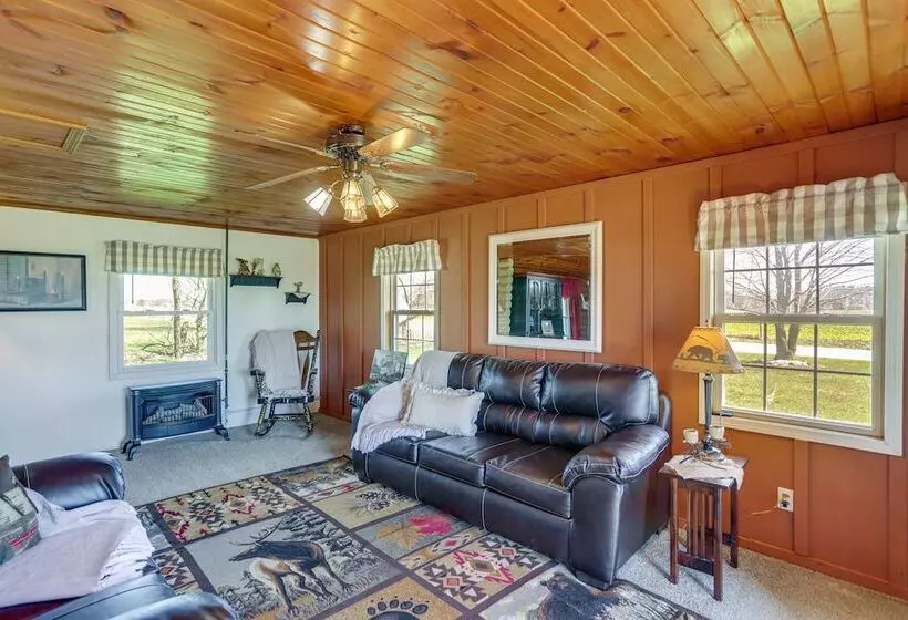 Quiet Shiloh Retreat W/ Spacious Yard & Fireplace!