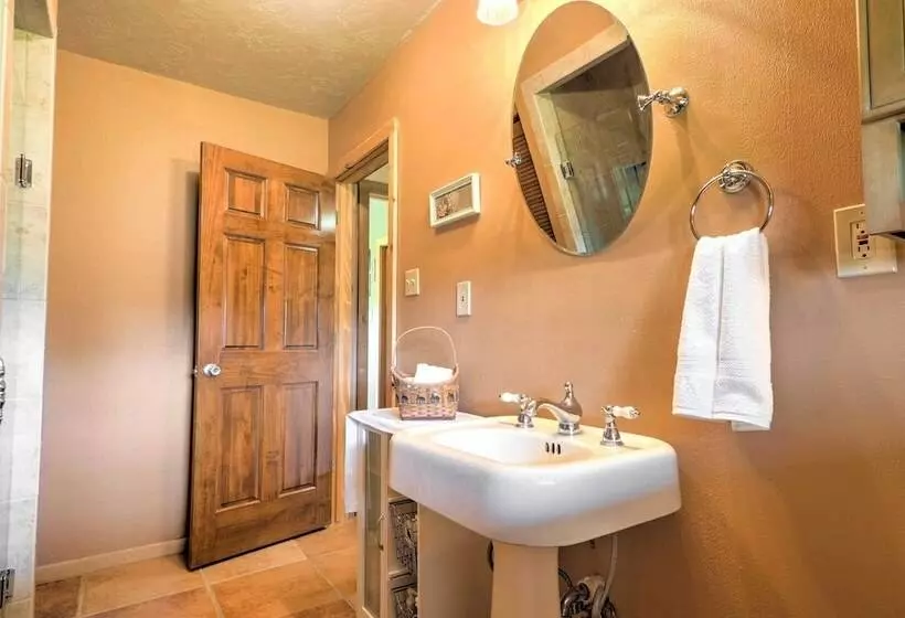 On Farm: Rustic Carmine Log Cabin W/ Porch!