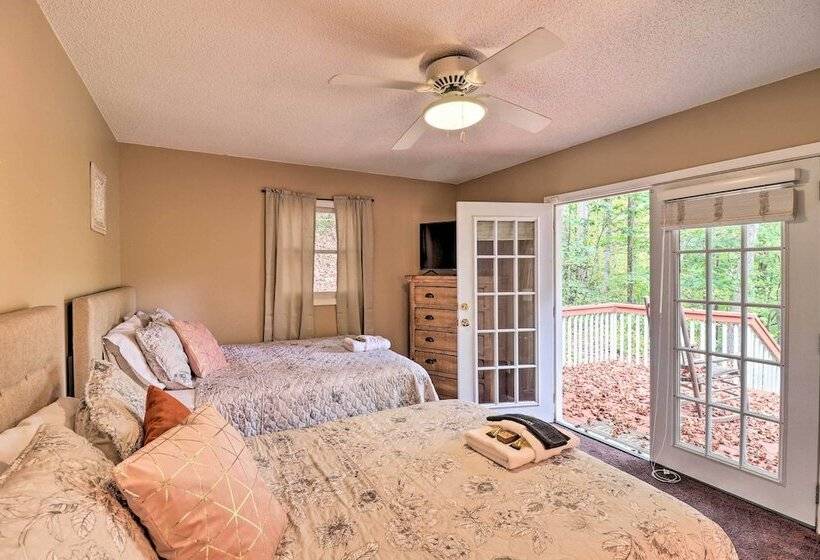 Rustic Red Cabin W/ Deck In Maggie Valley Club!
