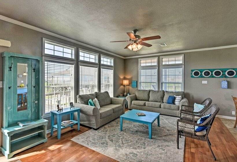 Walk To Crystal Beach: Coastal Home W/ Views!