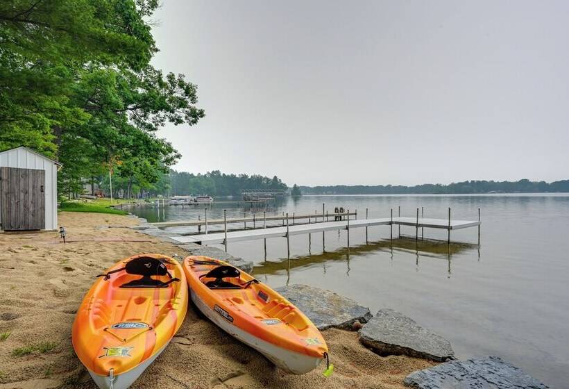 Cozy Waterfront Hale Cottage On Long Lake!