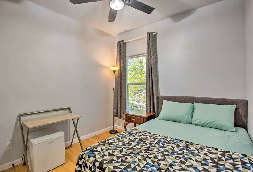 Denison Home W/ Balcony: Walk To Downtown!