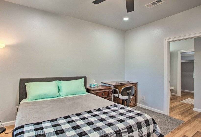 Denison Home W/ Balcony: Walk To Downtown!