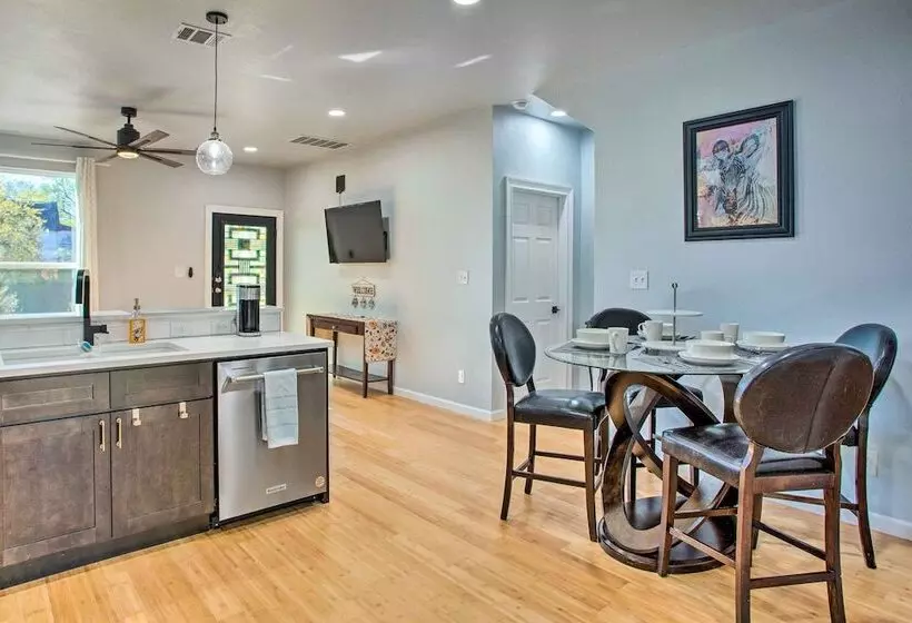 Denison Home W/ Balcony: Walk To Downtown!