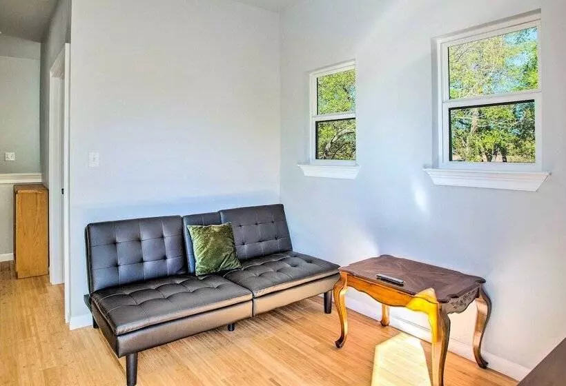 Denison Home W/ Balcony: Walk To Downtown!