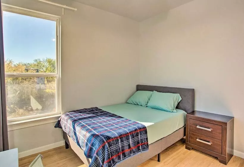 Denison Home W/ Balcony: Walk To Downtown!