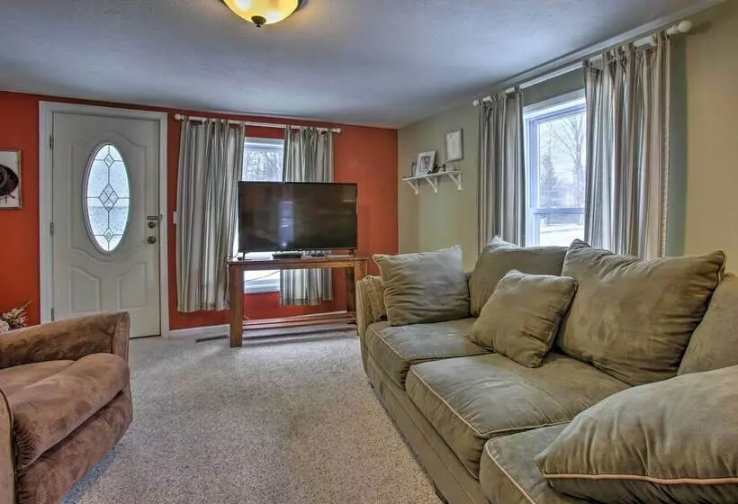 Fife Lake Farmhouse: Peaceful Yard & Fire Pit!