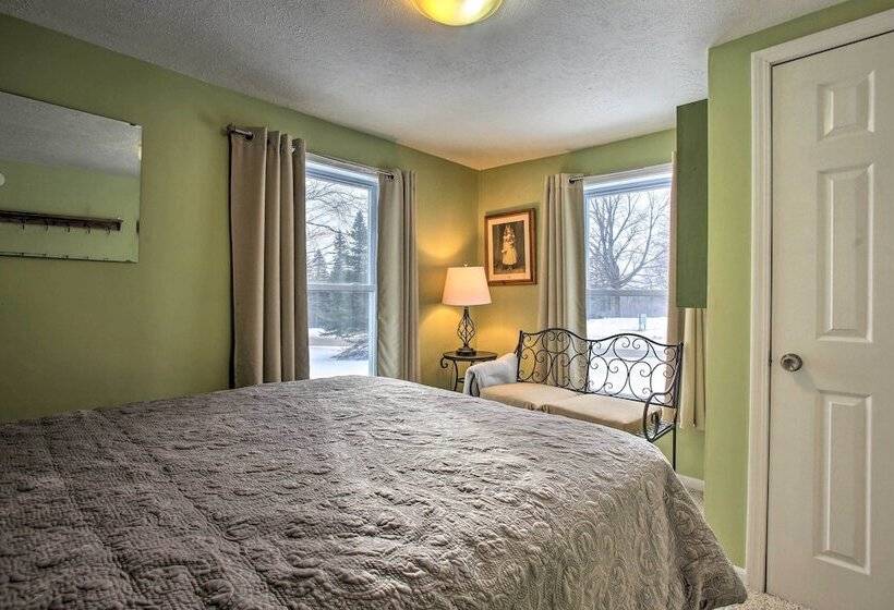 Fife Lake Farmhouse: Peaceful Yard & Fire Pit!