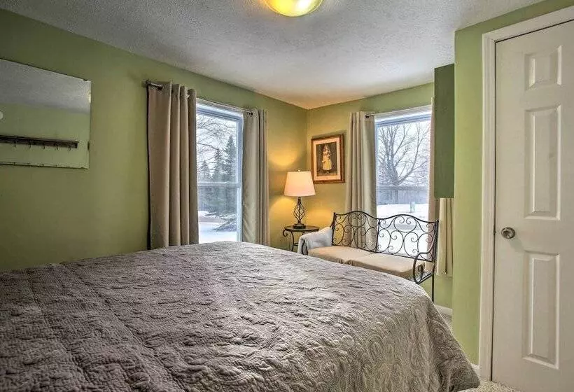 Fife Lake Farmhouse: Peaceful Yard & Fire Pit!