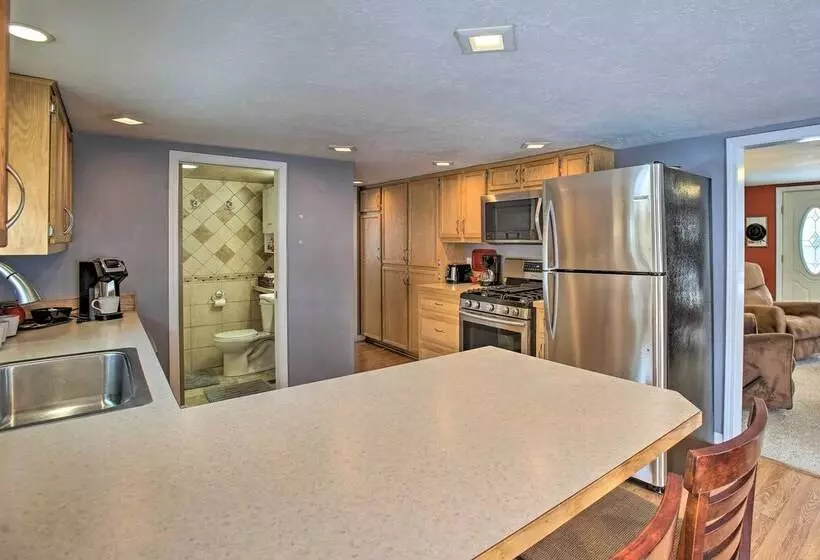 Fife Lake Farmhouse: Peaceful Yard & Fire Pit!