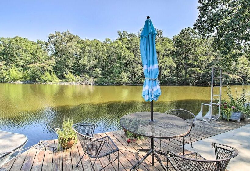 Lakefront Hot Springs Retreat W/ Deck & Grill