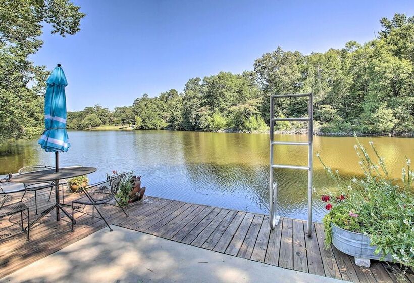 Lakefront Hot Springs Retreat W/ Deck & Grill