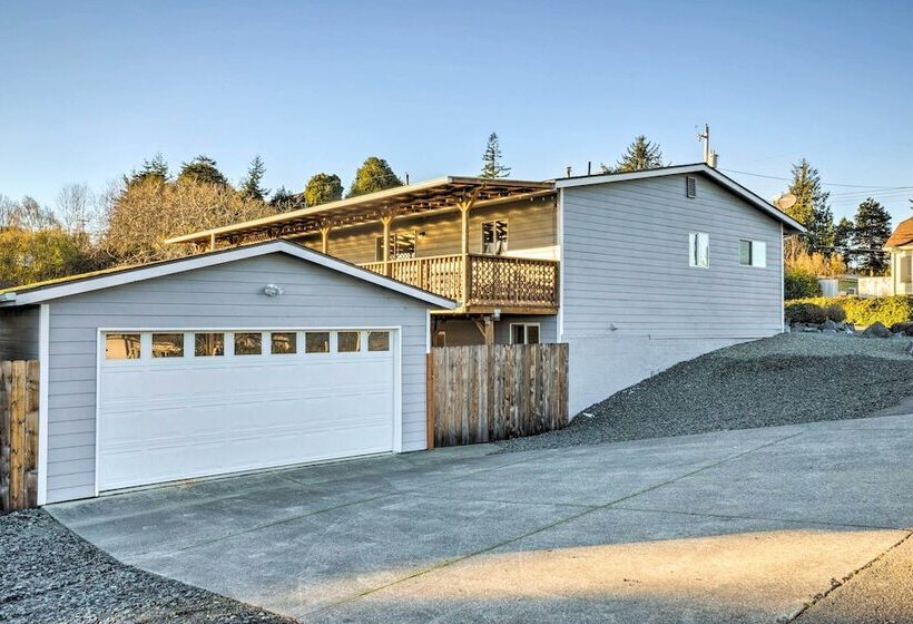 Pet Friendly North Bend Home W/ Bay Views!