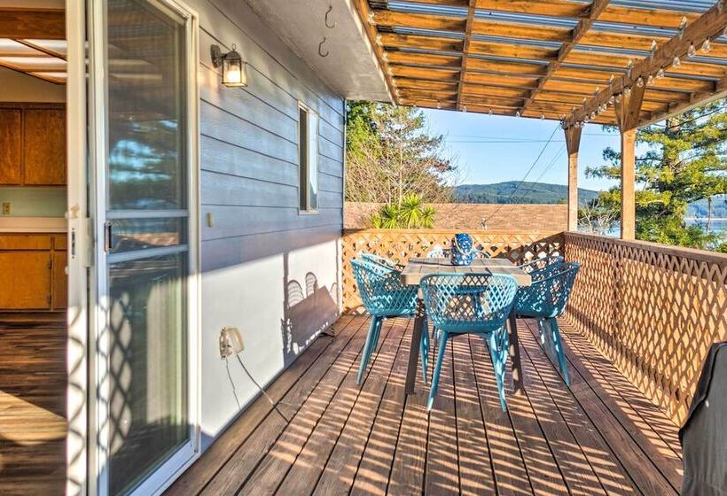 Pet Friendly North Bend Home W/ Bay Views!