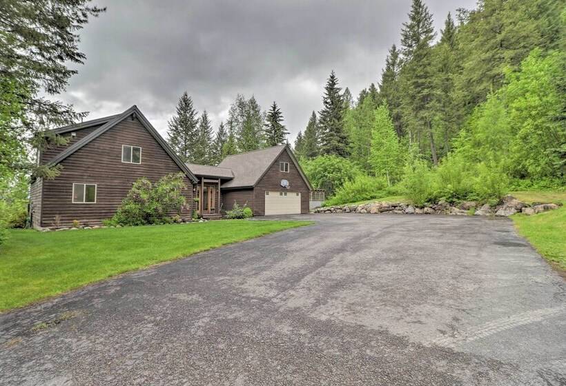 Quiet + Elegant Whitefish Home W/ Hot Tub