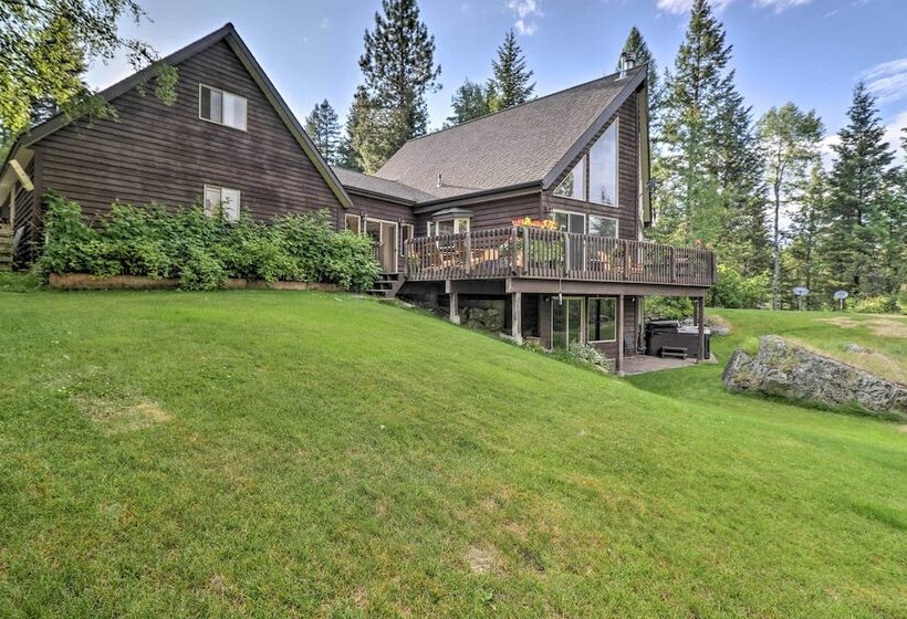 Quiet + Elegant Whitefish Home W/ Hot Tub