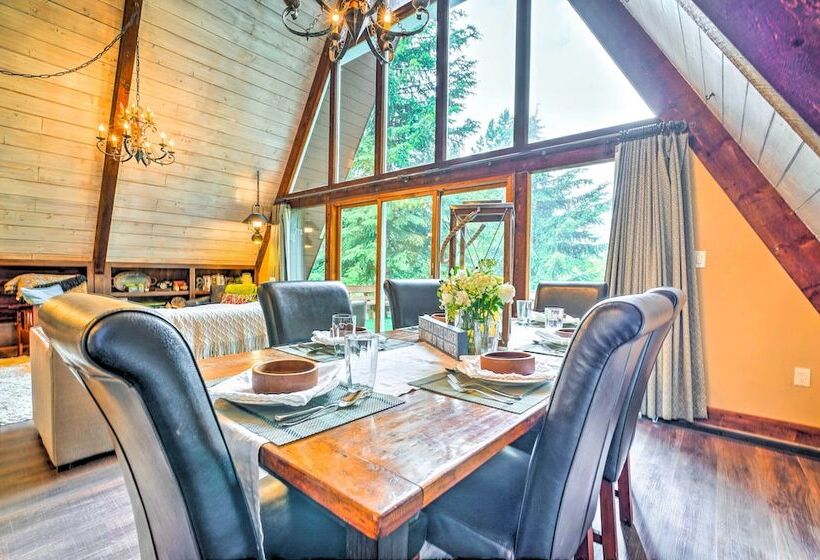 Cascade A Frame Cabin W/ Lake Views!