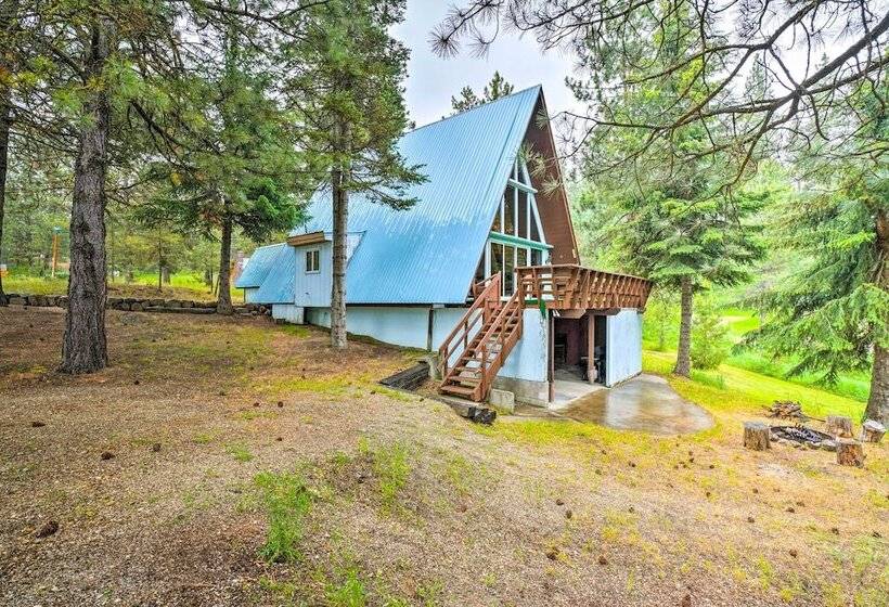 Cascade A Frame Cabin W/ Lake Views!