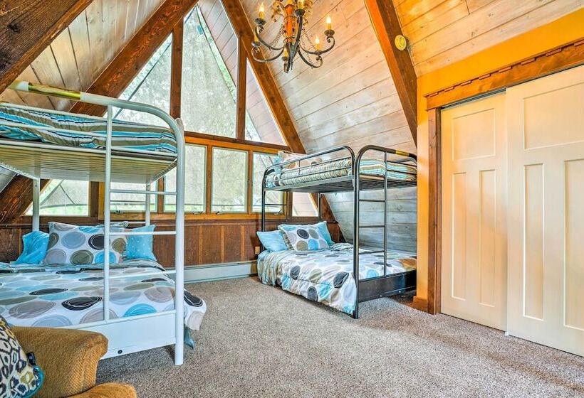 Cascade A Frame Cabin W/ Lake Views!