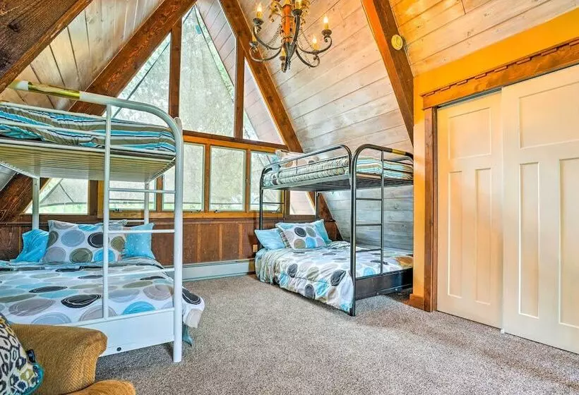 Cascade A Frame Cabin W/ Lake Views!