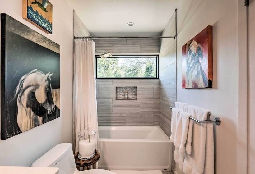 Luxe Mid Century Austin Home W/ Canyon Views