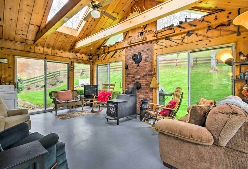 Scenic Canton Home W/ Sunroom   Near Asheville!
