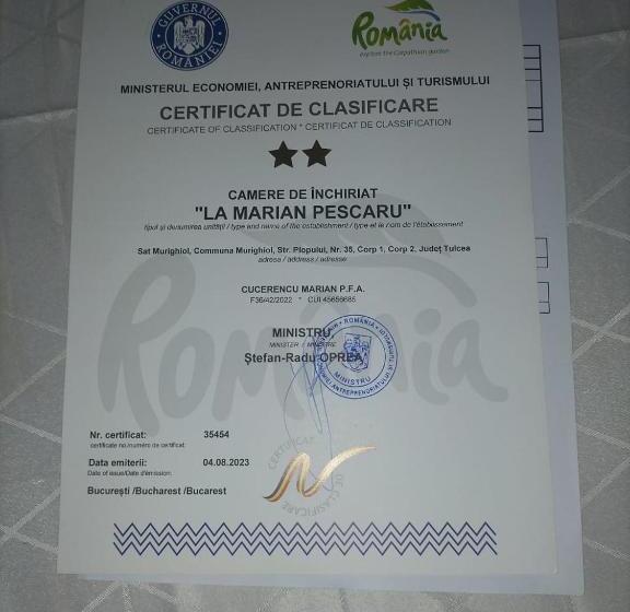 Пансион La Marian Pescarul