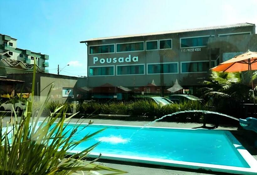 Общежитие Pousada Praia Mongaguá Em Frente Ao Mar Com Piscina E Churrasqueira